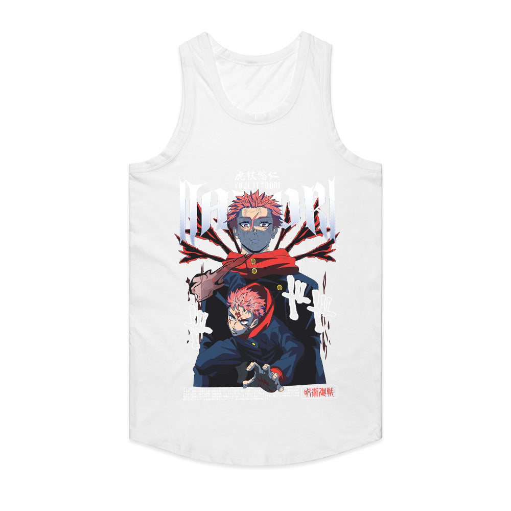 Yuji Itadori & Sukuna Cursed Energy T-Shirt – Jujutsu Kaisen Anime Power