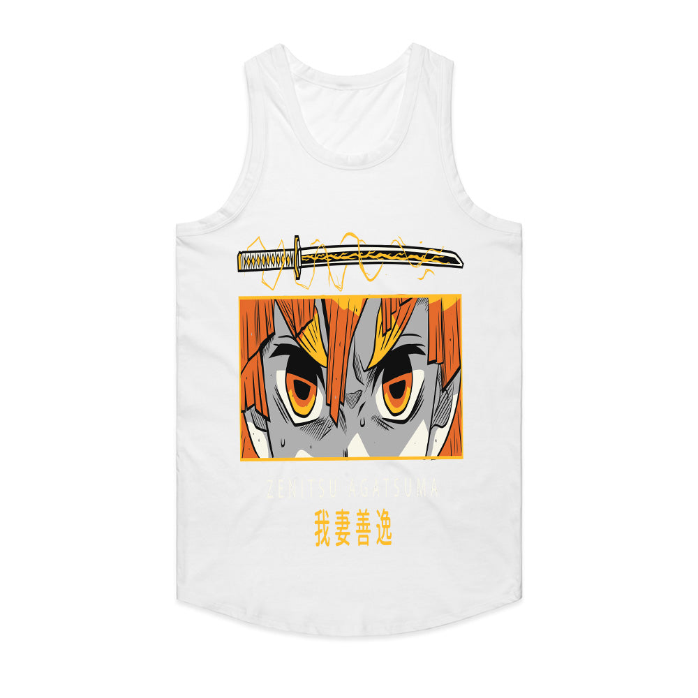 Zenitsu Agatsuma Thunder Breathing Anime T-Shirt – Bold Manga Design