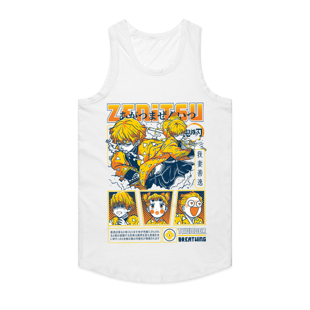 Zenitsu Agatsuma Thunder Breathing Anime Graphic T-Shirt – Dynamic Manga Design