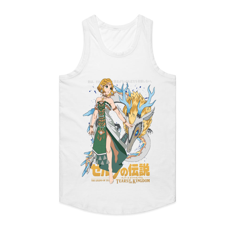 Zelda & Light Dragon Tears of the Kingdom T-Shirt – Epic Fantasy Design