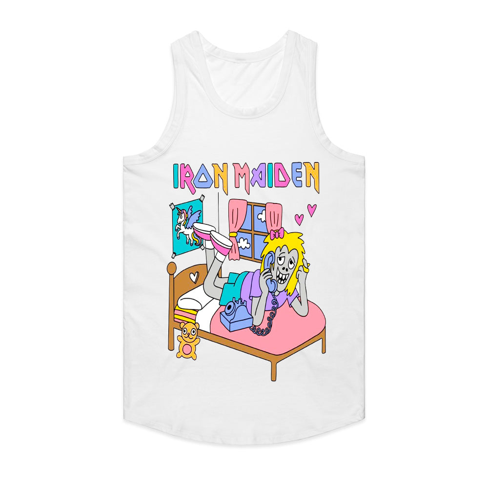 Iron Maiden Eddie Pastel Parody T-Shirt – Fun & Retro Cartoon Metal Tee
