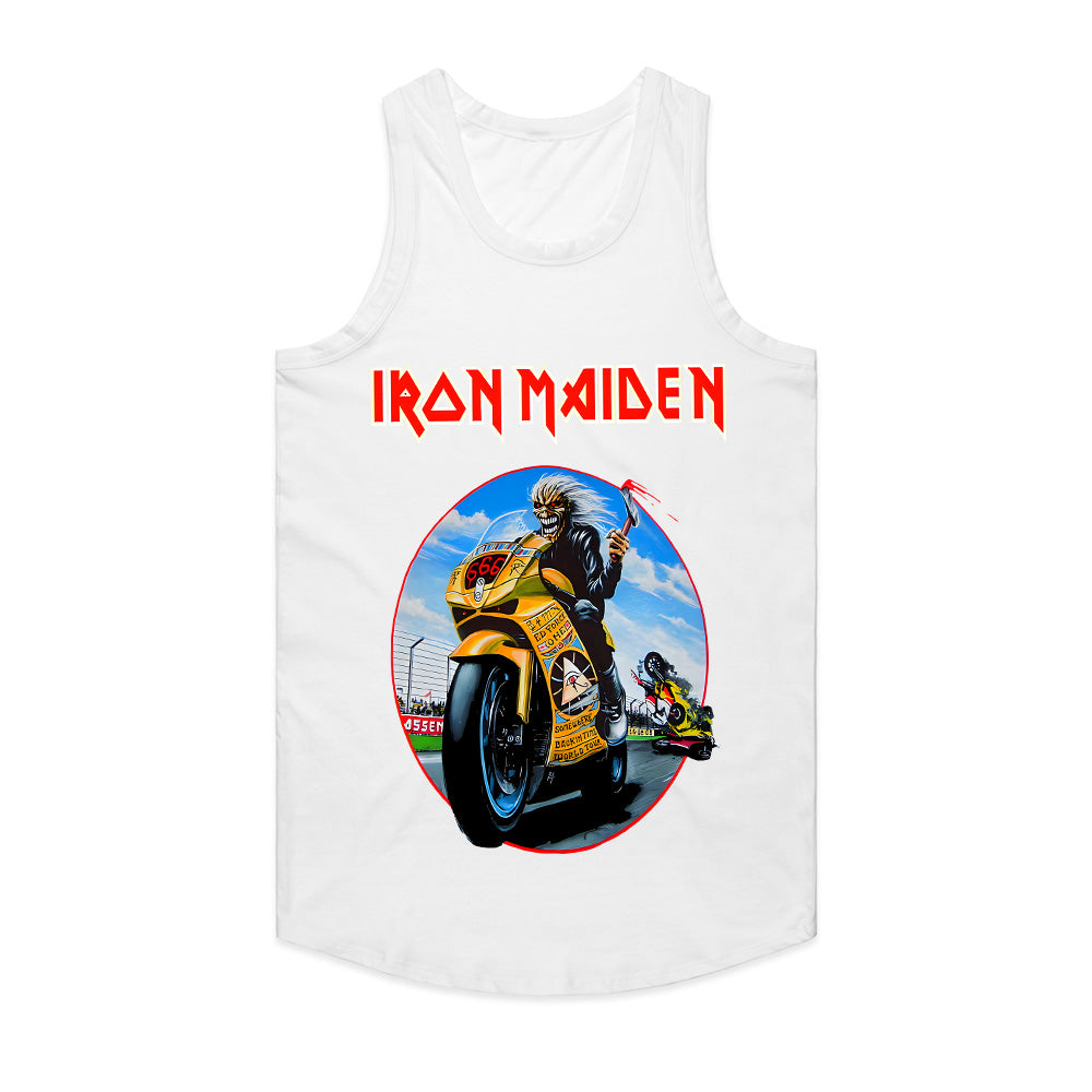 Iron Maiden Eddie Moto Racer T-Shirt – Heavy Metal Speed Demon Tee