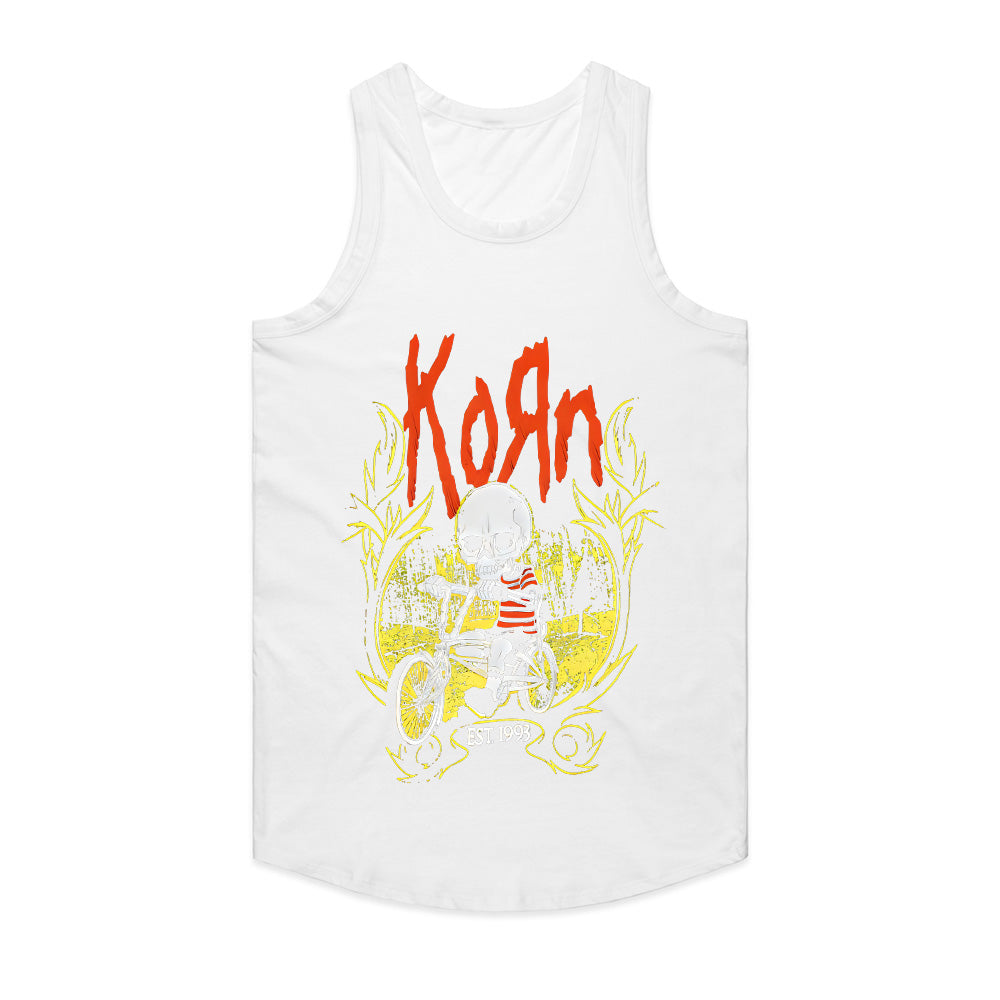 Korn Skull Kid Bicycle T-Shirt – Vintage Nu-Metal Rock Apparel