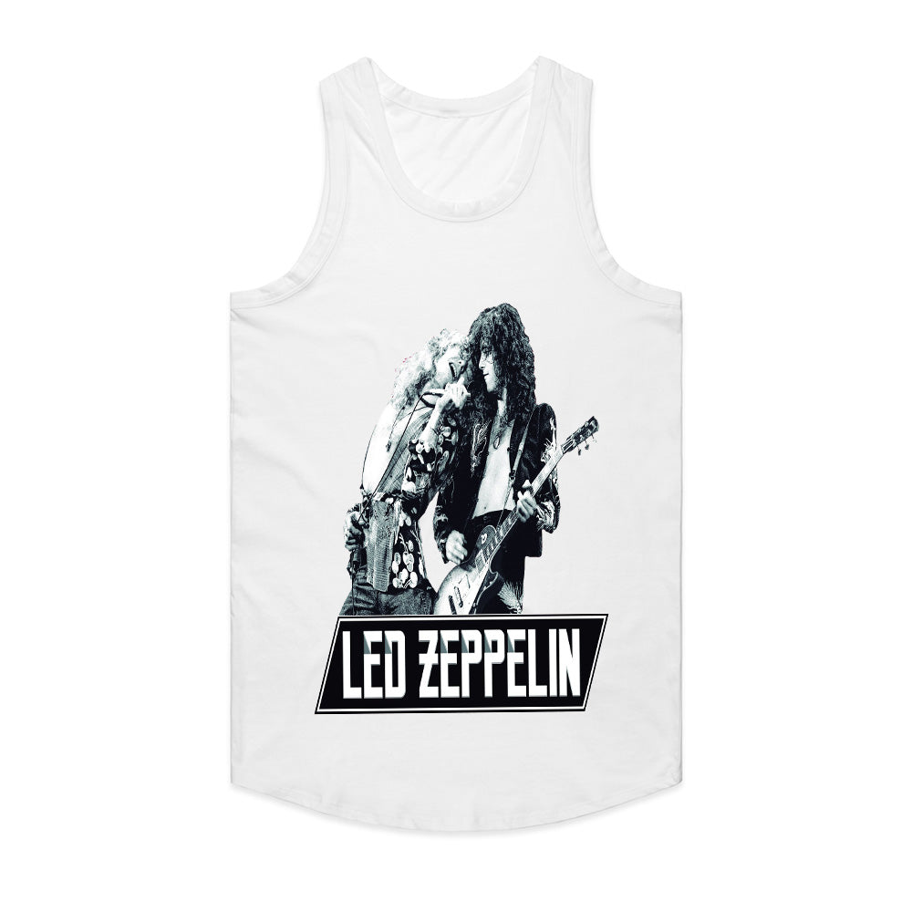 Led Zeppelin Classic Rock Duo T-Shirt – Iconic Live Performance Tribute