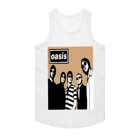 Oasis Retro Band Silhouette T-Shirt – Britpop Legends Tribute