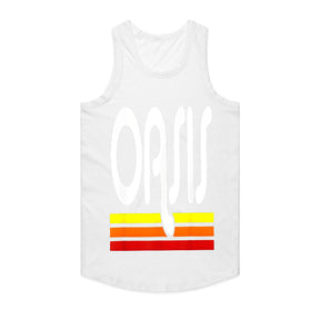 Oasis Retro Sunset Logo T-Shirt – Vintage-Inspired Britpop Tribute