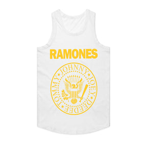 Ramones Classic Logo T-Shirt – Yellow Punk Rock Eagle Emblem Tee