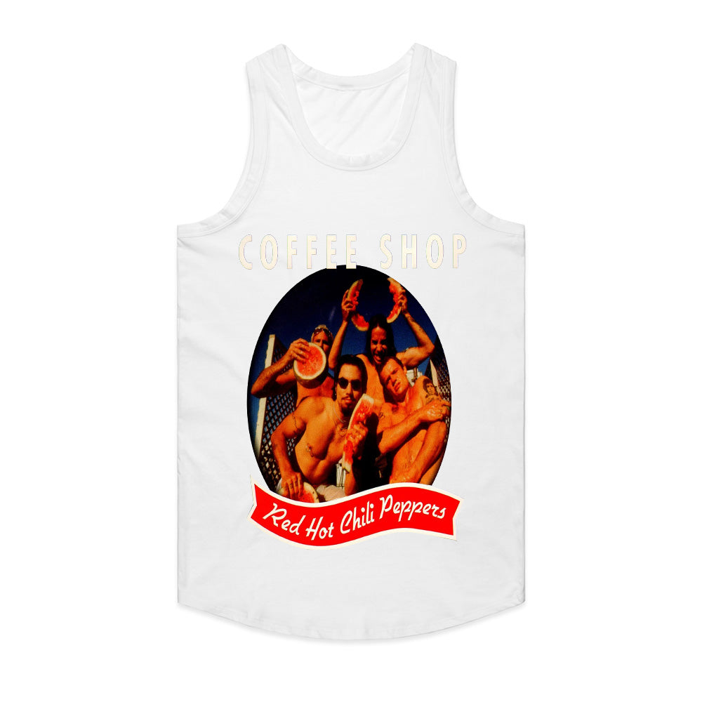 Red Hot Chili Peppers "Coffee Shop" T-Shirt – Vintage Funk Rock Band Tee