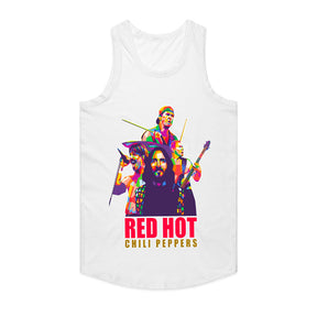Red Hot Chili Peppers Pop Art Band T-Shirt – Vibrant Rock Concert Tee