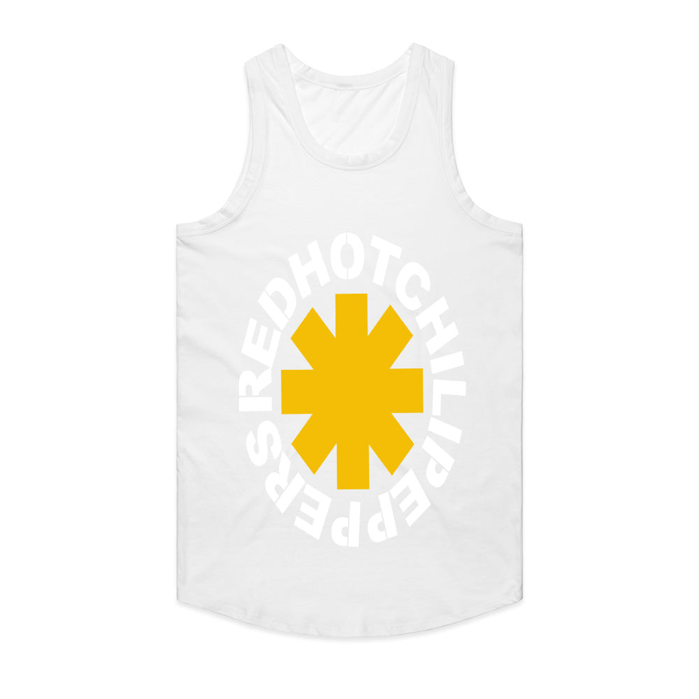 Red Hot Chili Peppers Yellow Asterisk Logo T-Shirt – Classic Rock Band Tee