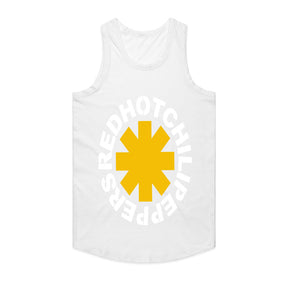 Red Hot Chili Peppers Yellow Asterisk Logo T-Shirt – Classic Rock Band Tee