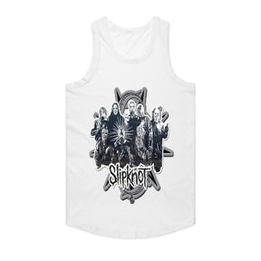 Slipknot Monochrome Band Group T-Shirt – Dark Metal Legacy