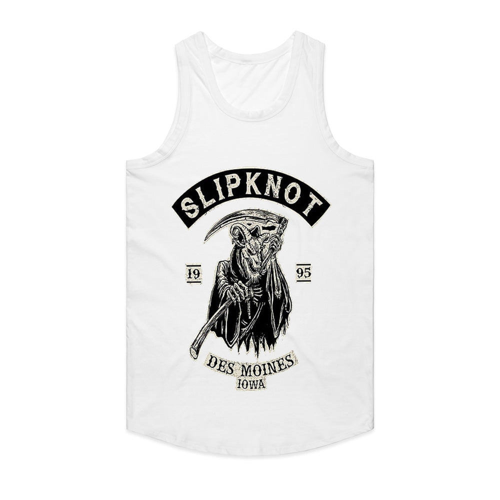 Slipknot “Des Moines Reaper” Vintage Biker-Style T-Shirt