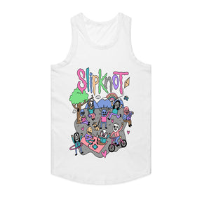 Slipknot Playful Cartoon Parody T-Shirt – Dark Humor Meets Heavy Metal