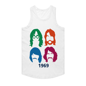 The Beatles "1969 Pop Art Silhouette" T-Shirt – Retro Rock Tribute Tee