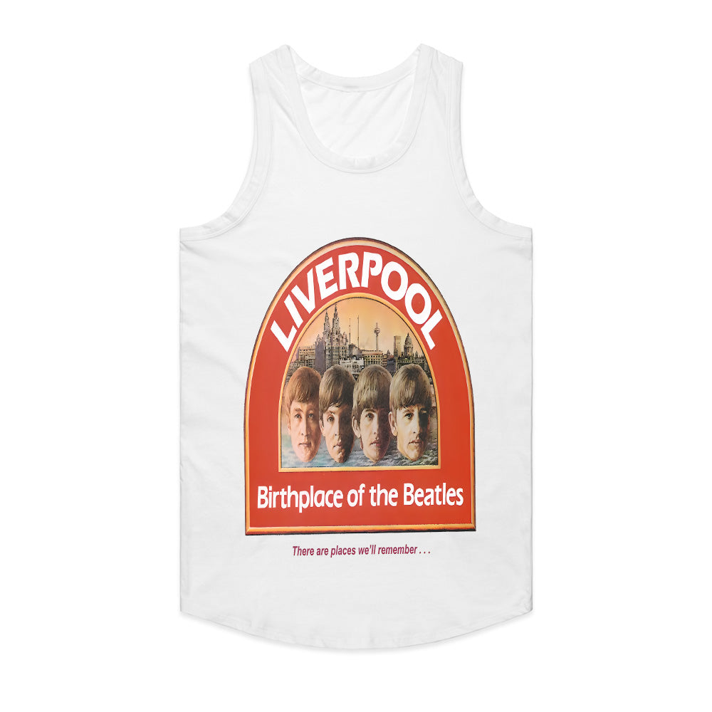 The Beatles "Liverpool Birthplace" Vintage T-Shirt – Classic Rock Heritage Tribute