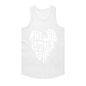 “The World Is Tired of Hate” Inspirational Gandhi Quote T-Shirt