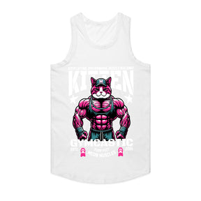 "Kitten Gymcastic" Funny Gym Cat T-Shirt – Purr-fect Meow Muscles