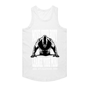 "Move Your Body, Change Your Mind" Motivational Gym T-Shirt – Mind & Muscle Connection
