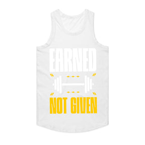 "Earned Not Given" Motivational Gym T-Shirt – Fitness & Workout Apparel