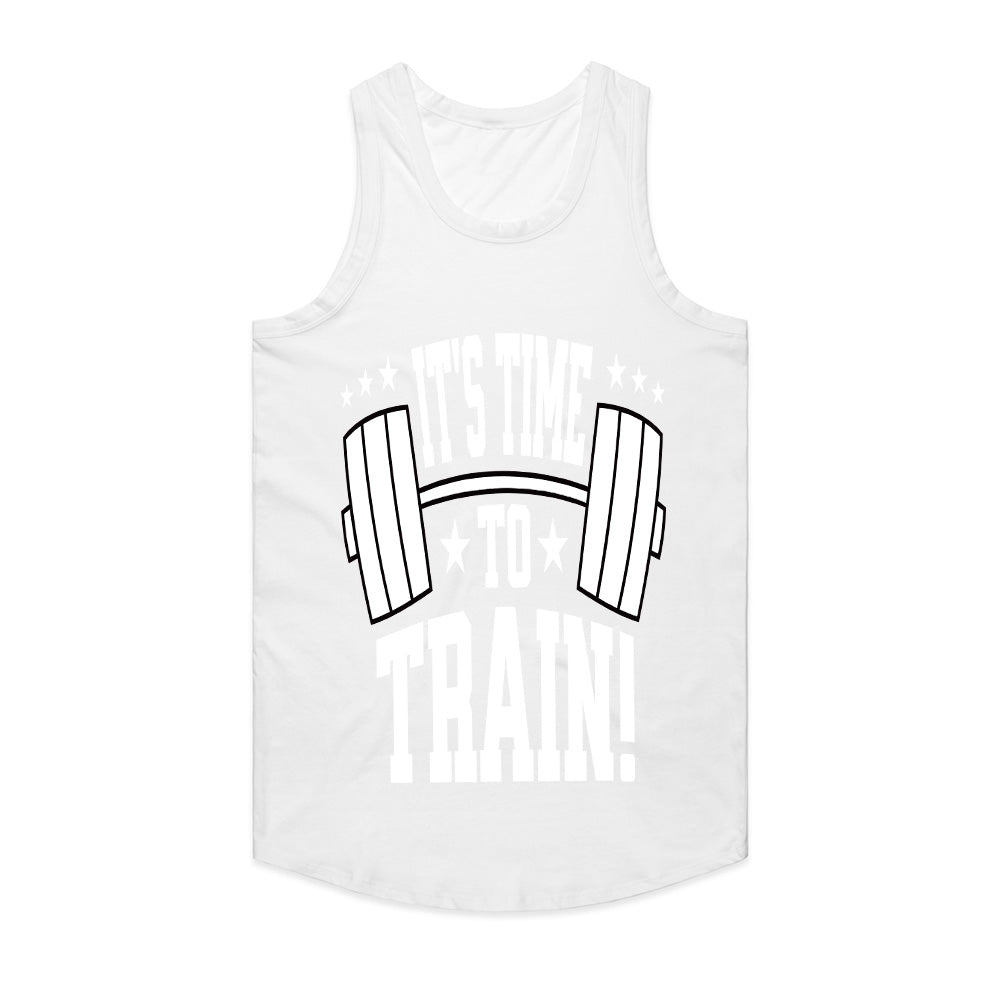 "It's Time to Train" Motivational Gym T-Shirt – Lift, Hustle, Repeat