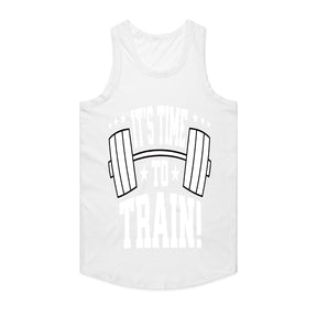 "It's Time to Train" Motivational Gym T-Shirt – Lift, Hustle, Repeat
