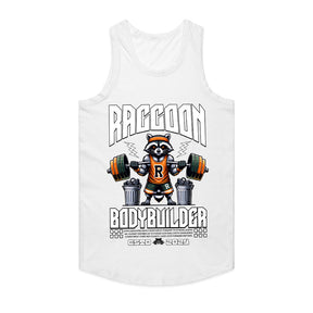 "Raccoon Bodybuilder" Gym T-Shirt – Bold & Fun Fitness Apparel for Weightlifters