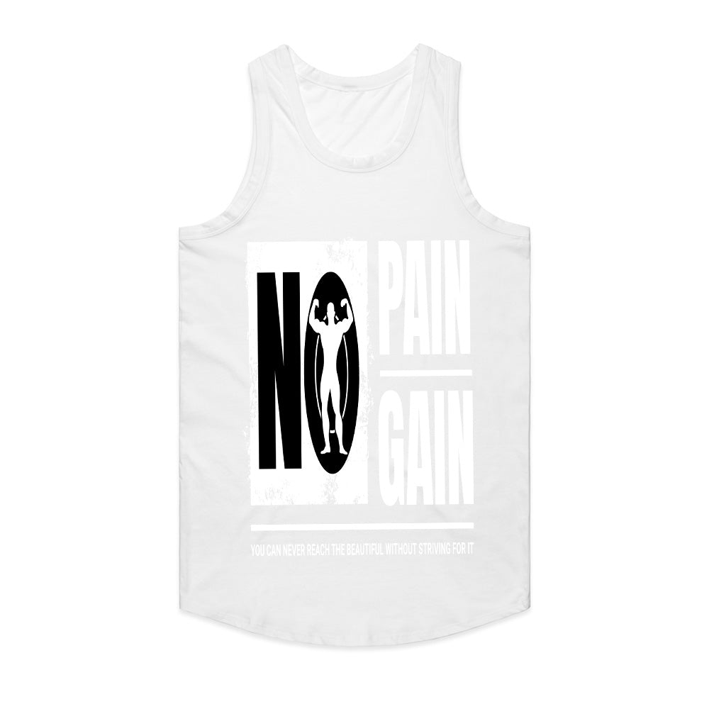 "No Pain No Gain" Gym T-Shirt – Motivational Workout Tee for Fitness & Bodybuilding