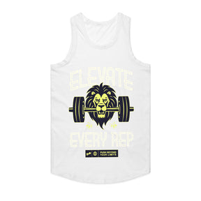 "Elevate Every Rep" Lion Gym T-Shirt – Push Beyond Your Limits