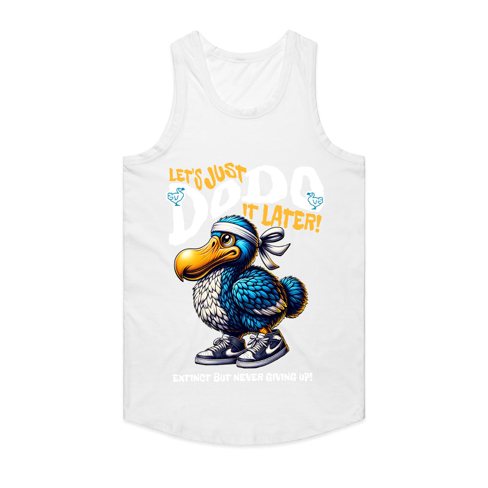 "Let’s Just DODO It Later!" Funny Workout T-Shirt – Extinct But Never Giving Up!