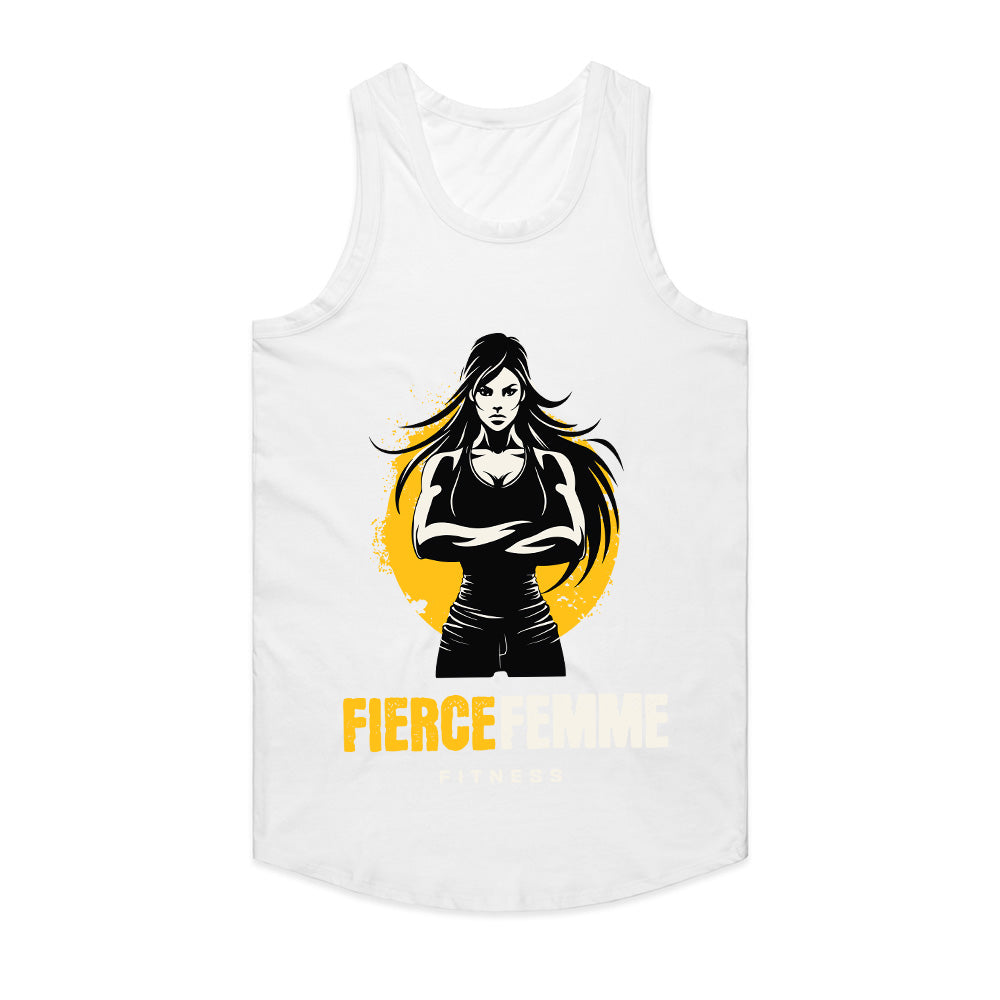 "Fierce Femme Fitness" Strong Woman Gym T-Shirt – Empowerment & Strength