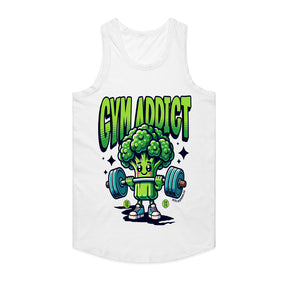 "Gym Addict" Cute Broccoli Workout T-Shirt – Fun & Motivational Fitness Tee