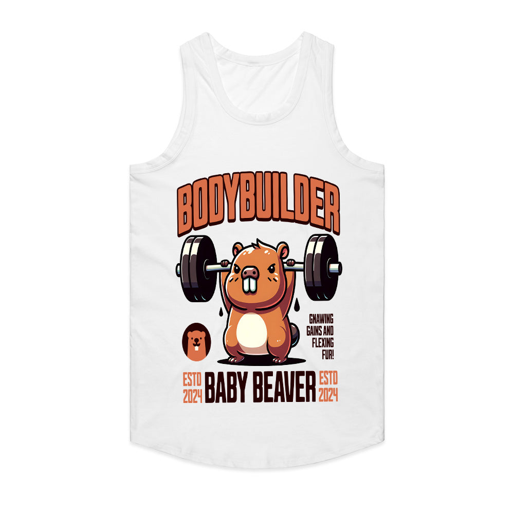 "Bodybuilder Baby Beaver" Funny Gym T-Shirt – Lift Like a Beast