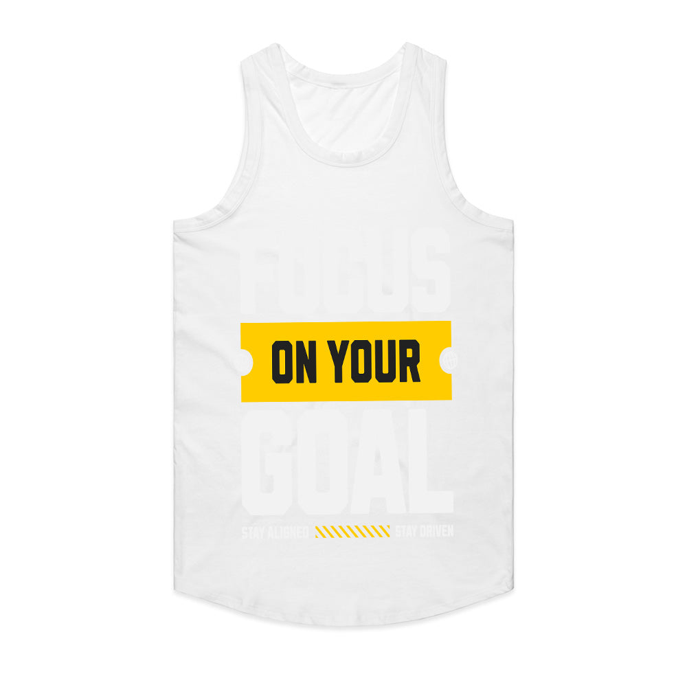 "Focus on Your Goal" Motivational Gym T-Shirt – Stay Aligned, Stay Driven