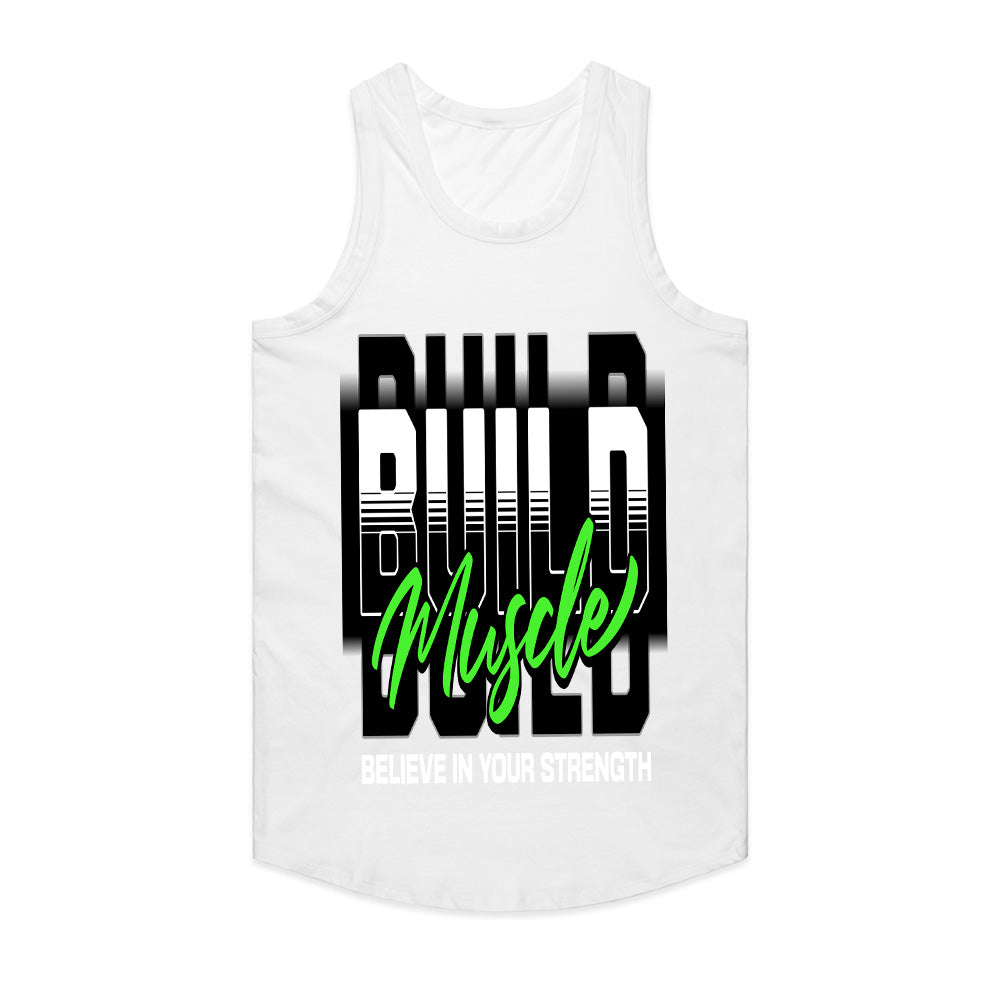 "Build Muscle" Motivational Gym T-Shirt – Believe in Your Strength