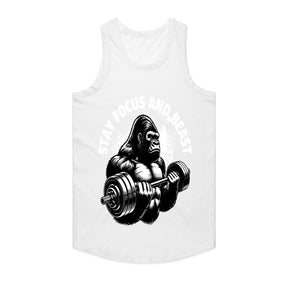 "Stay Focus and Beast" Gorilla Gym T-Shirt – Hardcore Fitness & Bodybuilding Tee