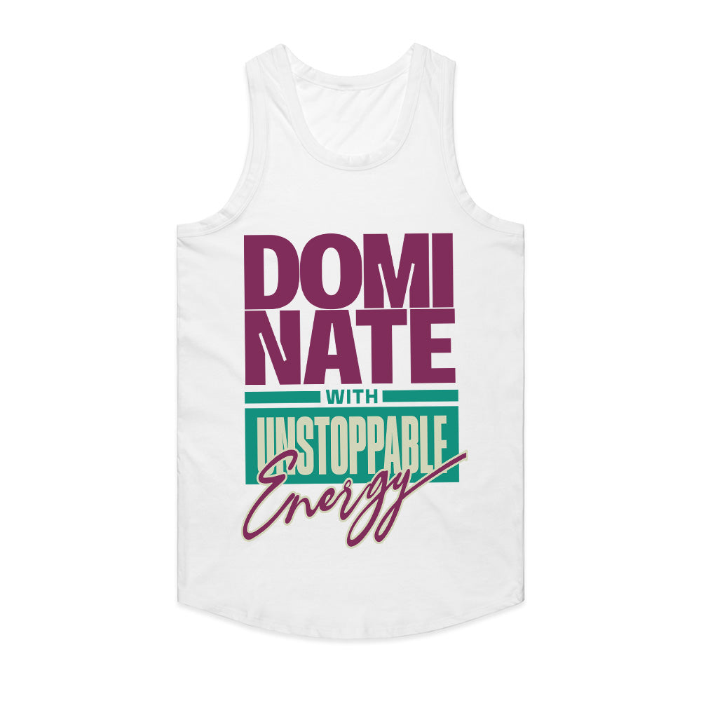 "Dominate with Unstoppable Energy" Motivational Gym T-Shirt – Power & Confidence