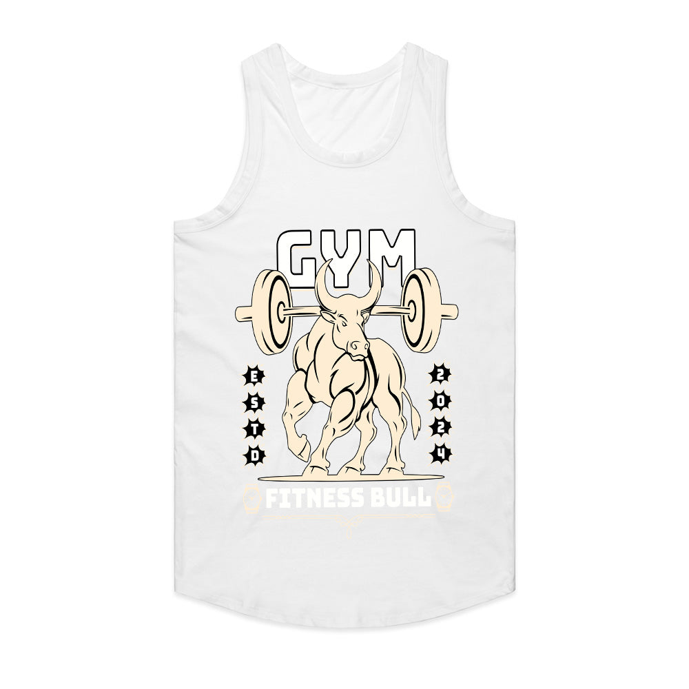 "Fitness Bull" Powerlifting Gym T-Shirt – Strength, Power & Determination