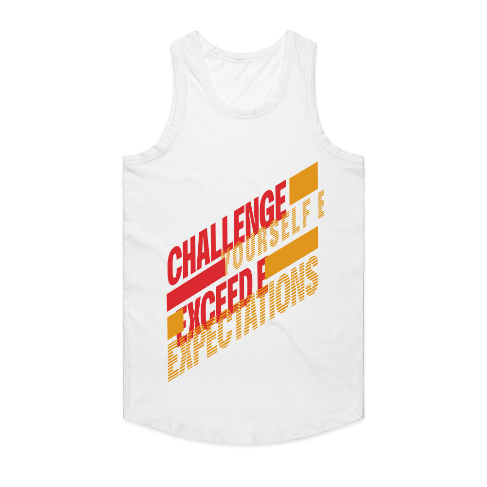 "Challenge Yourself, Exceed Expectations" Motivational Gym T-Shirt – Push Beyond Limits