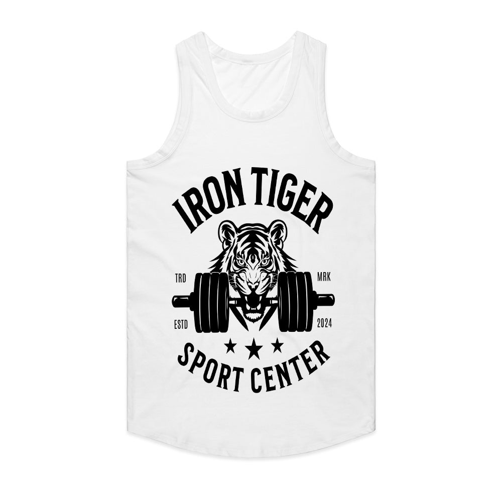 "Iron Tiger Sport Center" Gym T-Shirt – Stealth Black Power & Strength