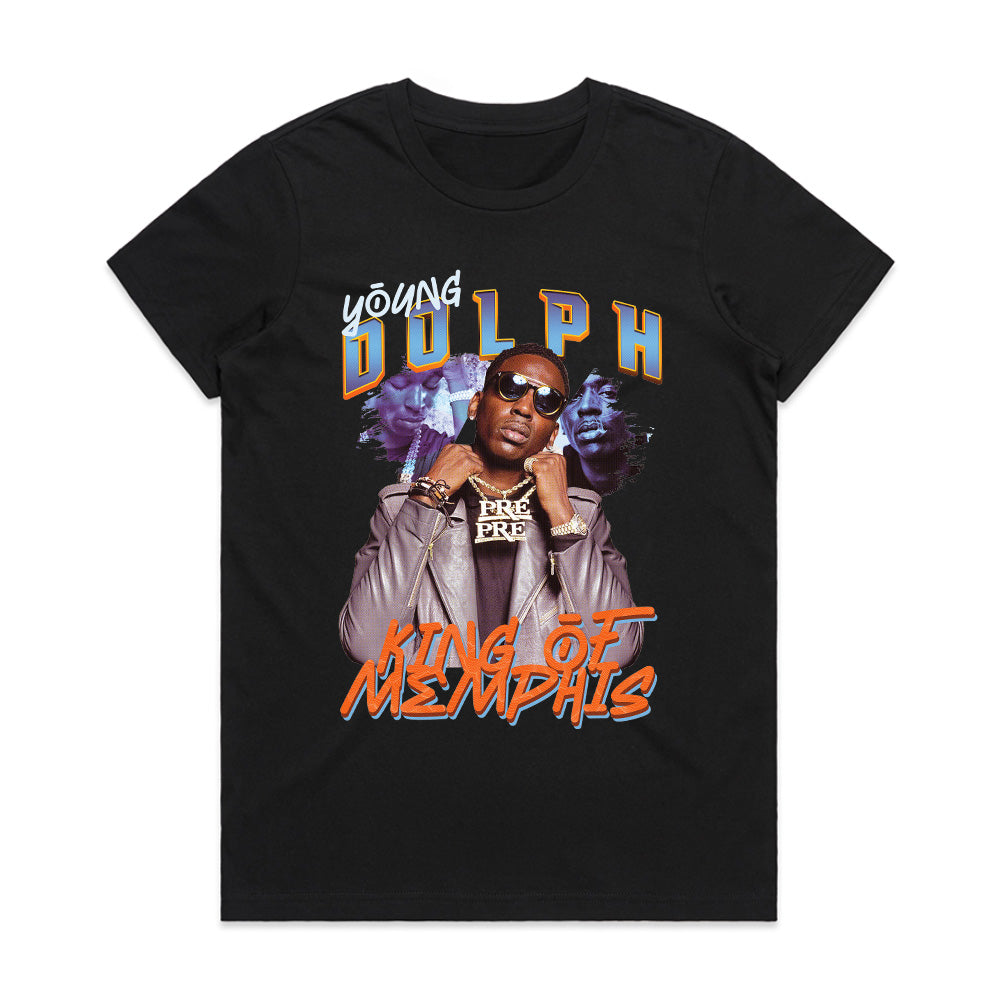 Young Dolph "King of Memphis" Tribute T-Shirt – Legendary Hip-Hop Streetwear