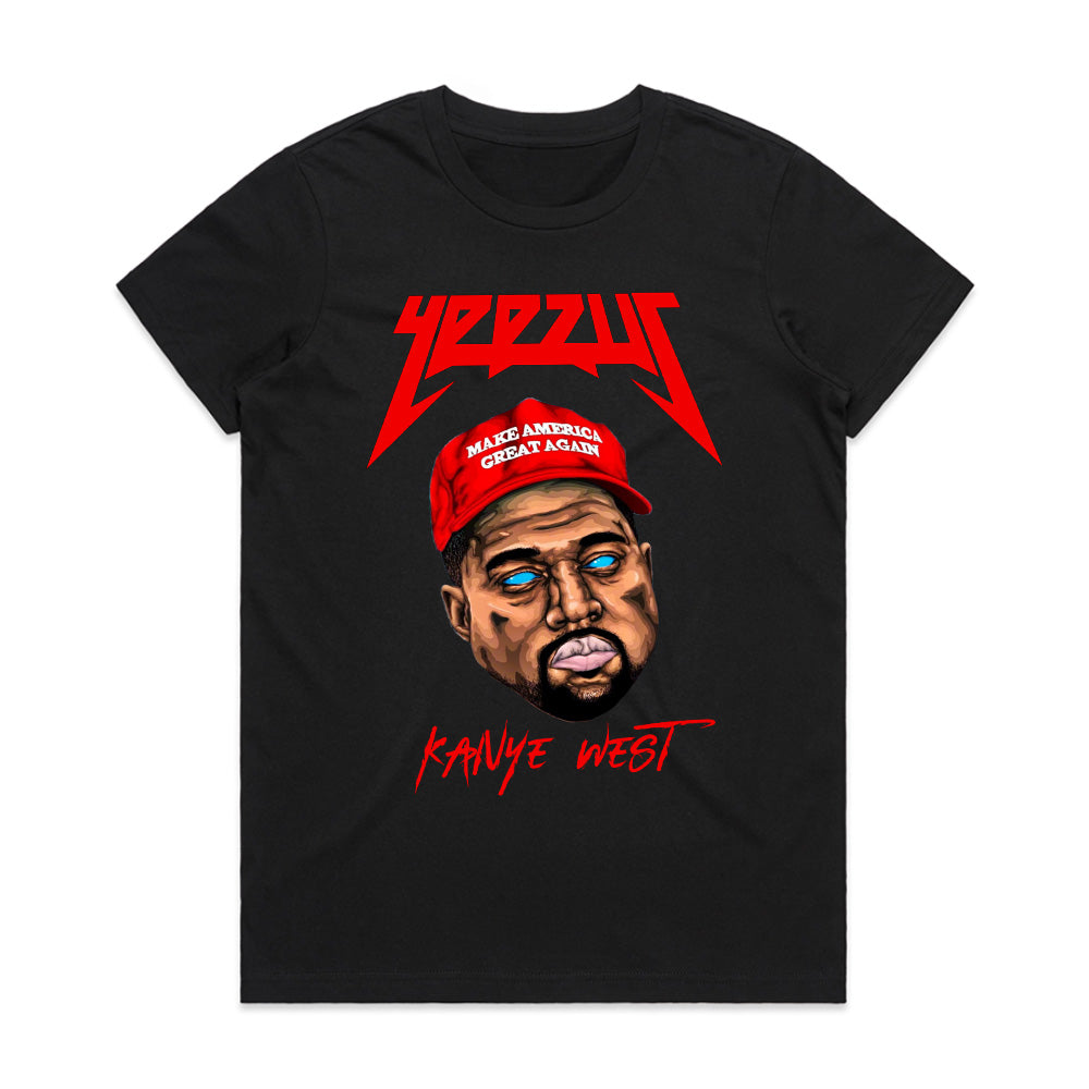 Yeezus Kanye West Parody T-Shirt – Bold & Controversial Hip-Hop Streetwear