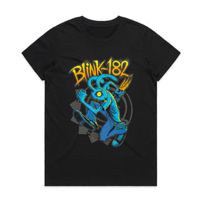 Blink-182 Crazy Blue Bunny T-Shirt – Punk Rock Cartoon Style