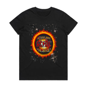 AC/DC "For Those About to Rock" Fireball T-Shirt – Classic Rock Energy