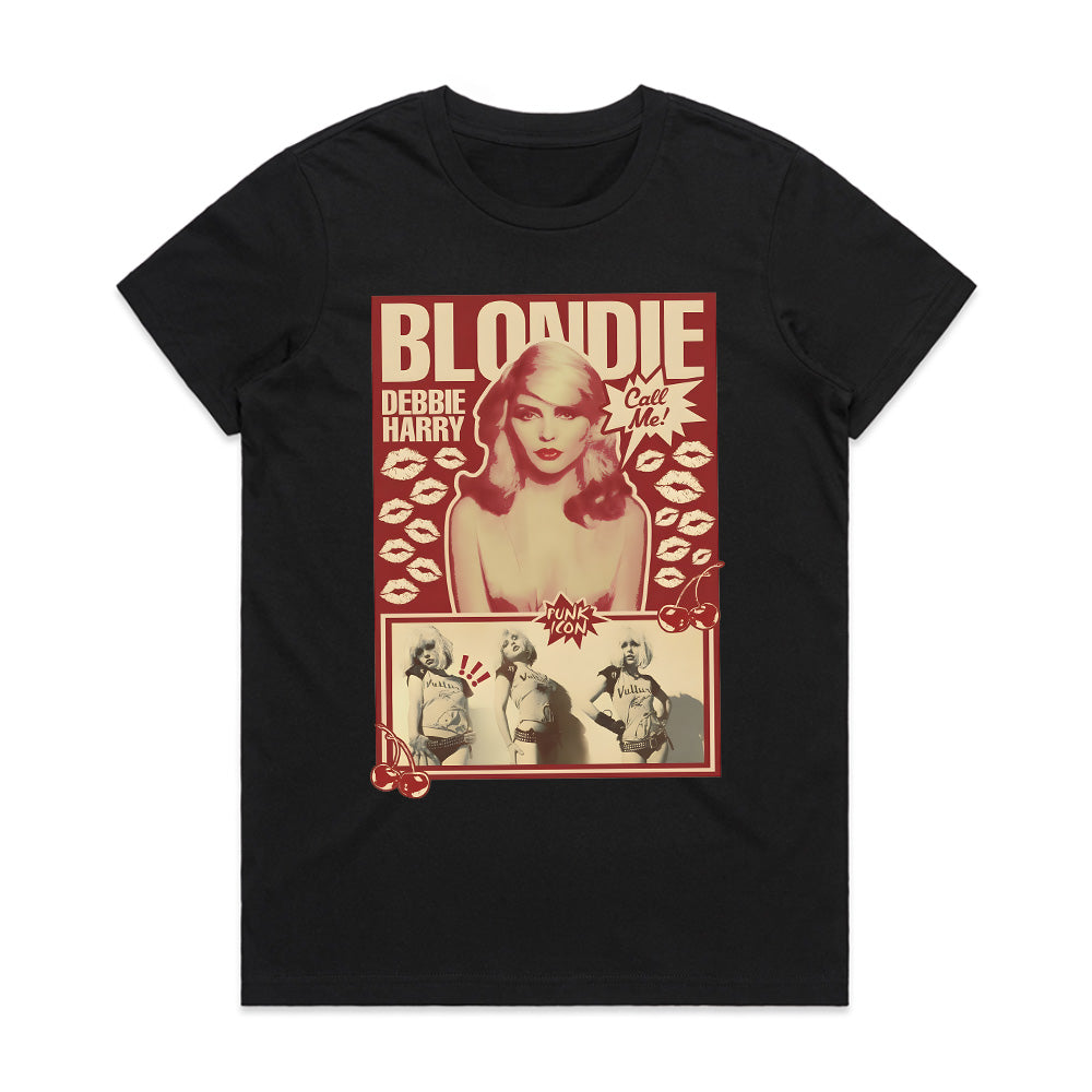 Blondie "Call Me" Retro Pop Art T-Shirt – Debbie Harry Punk Icon Tee