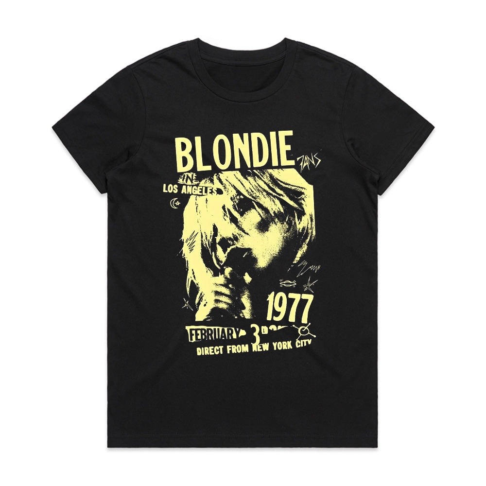 Vintage Blondie 1977 Concert T-Shirt – Punk Rock Retro Tee
