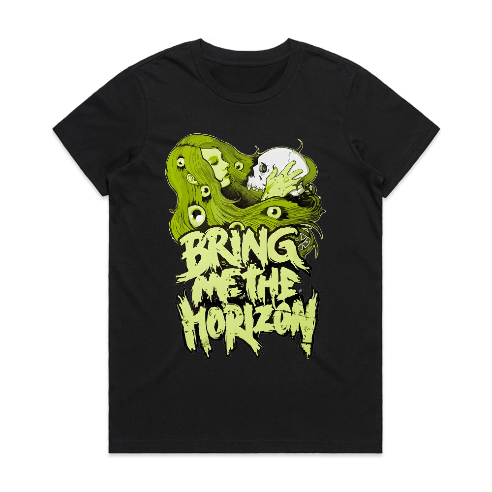 Bring Me The Horizon Gothic Horror T-Shirt – Dark Romance & Metalcore Aesthetic