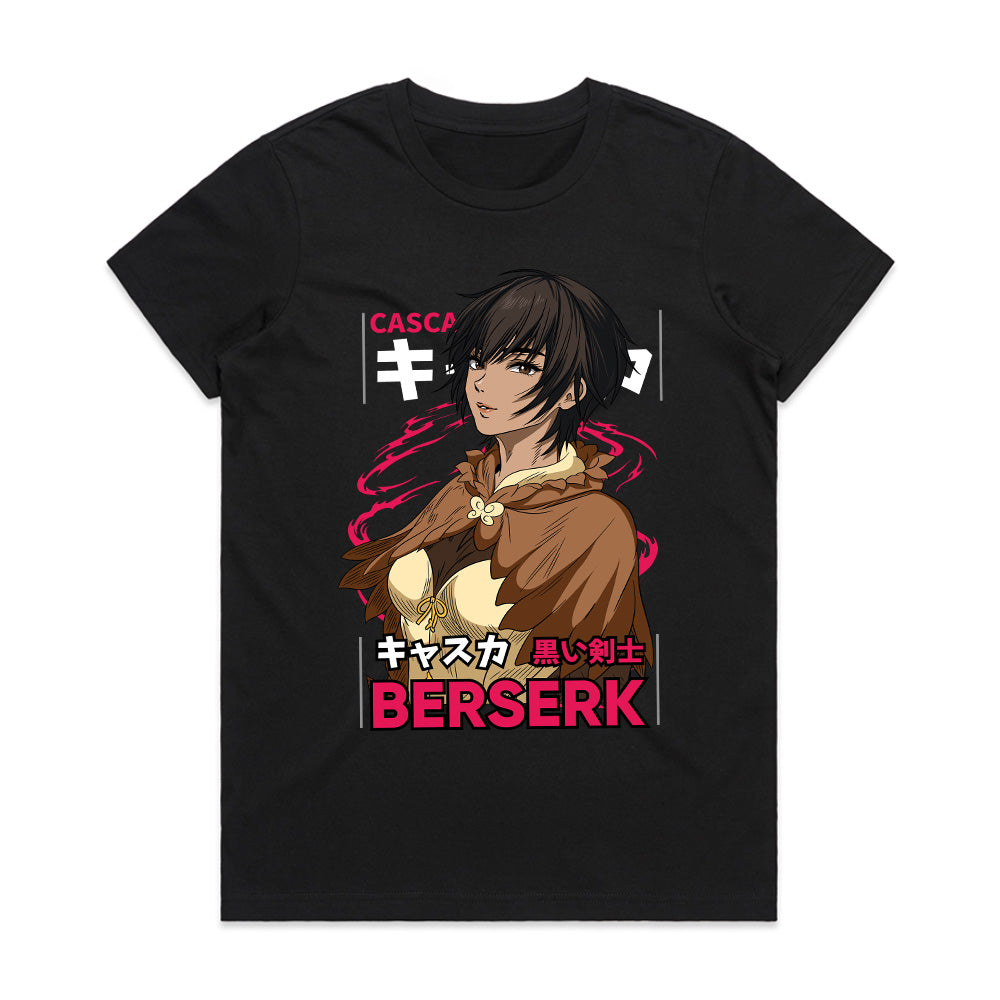 Casca - Berserk Warrior Queen T-Shirt | Dark Fantasy Anime Tribute