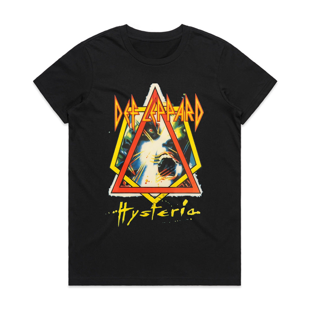Def Leppard Hysteria Album Cover T-Shirt – Classic Rock Band Merch