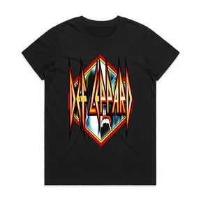 Def Leppard Screaming Face T-Shirt – Vintage Rock & Heavy Metal Graphic Tee